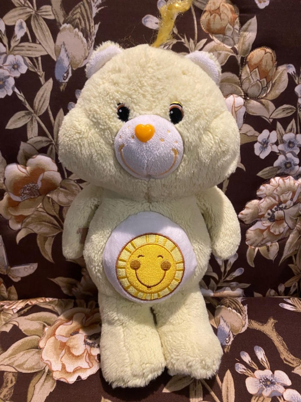 Vintage Care Bear Plush - Funshine Sunshine